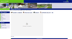Desktop Screenshot of doprava.kr-vysocina.cz